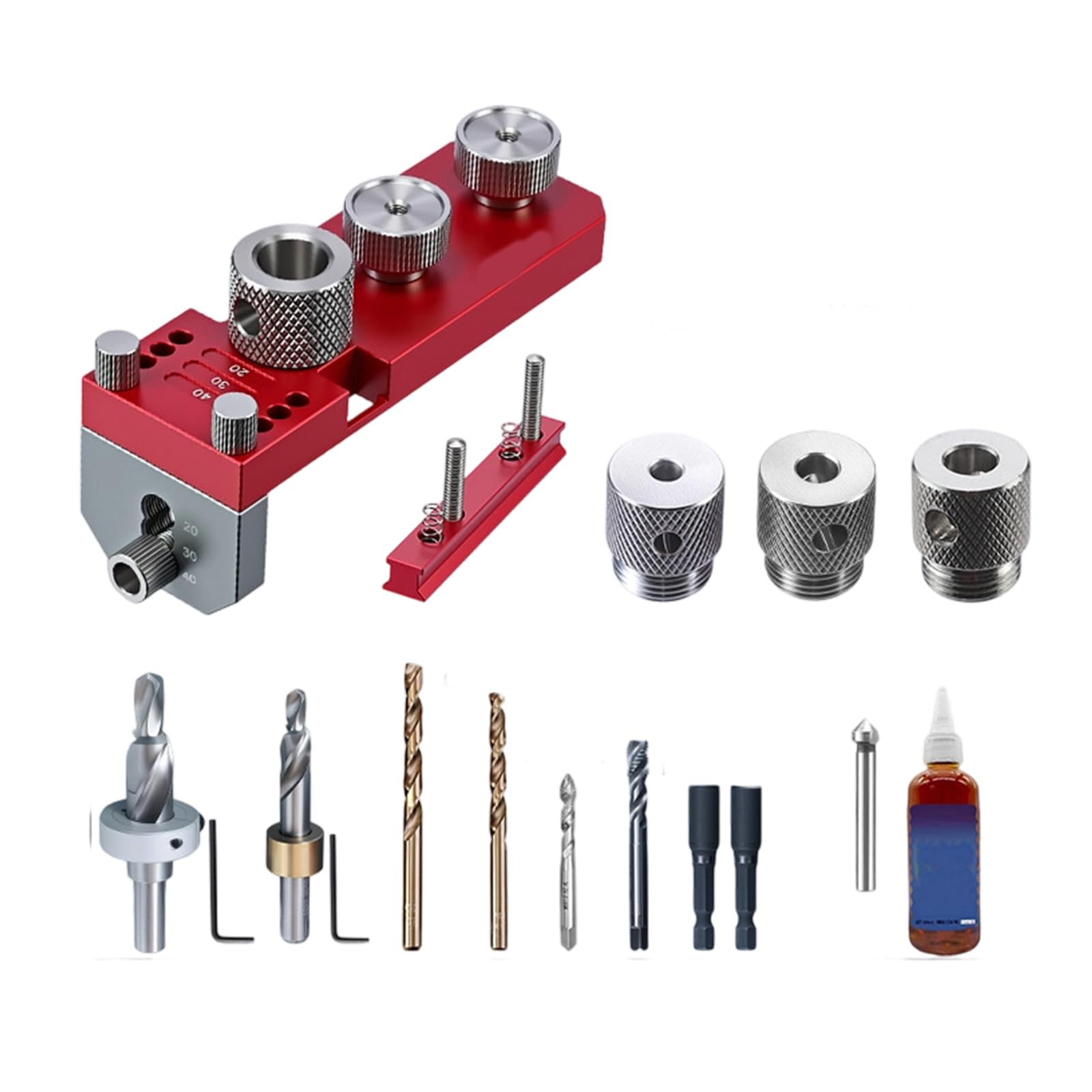 Zyouqi I. 1 Set Professional Aluminum Profile Drilling Positioner Set With High Accuracy For Efficient Wood And Metal Working Applications Drill Template For Aluminum Profile Drilling Jig