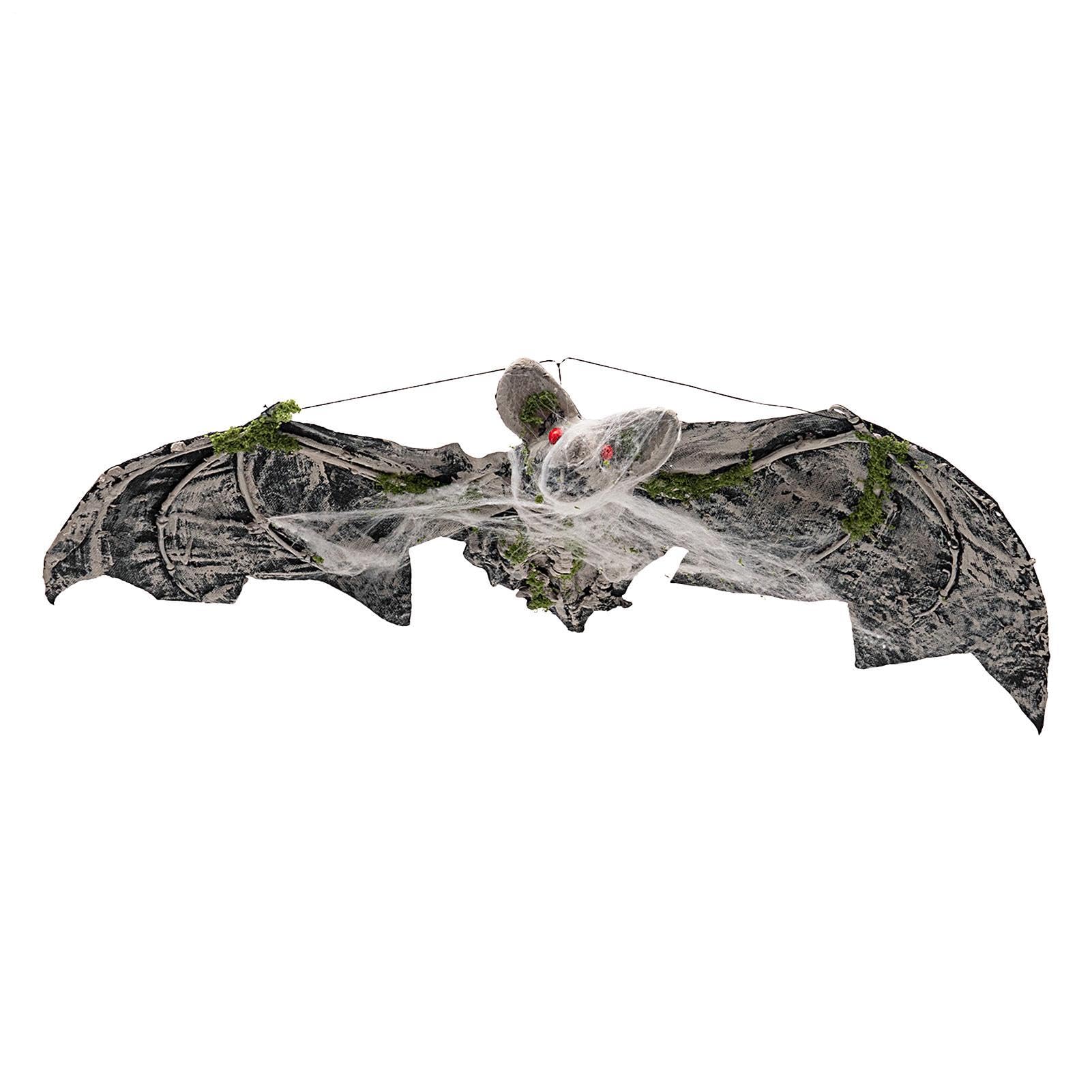 Pipistrelli di Halloween Addobbi da Giardino con Ragnatela | Ornamento Festivo a Forma di Gigante Per Proprietari, Decoratori, Portico, Prato, Patio, Cortile, Giardino, Casa