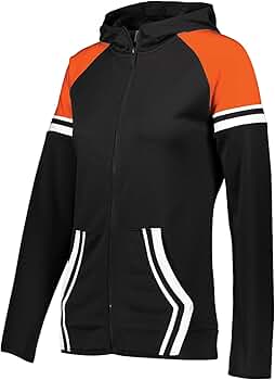 Holloway Sportswear Womens RETRO GRADE JACKET L Black/Orange at Holloway Sportswear Womens RETRO GRADE JACKET L Black/Orange at