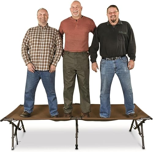Miniatura 3 de Guide Gear Cama plegable para camping, tienda de campaña portátil para adultos, de gran tamaño, resistente, cuna XL Magnum, capacidad de 600 libras