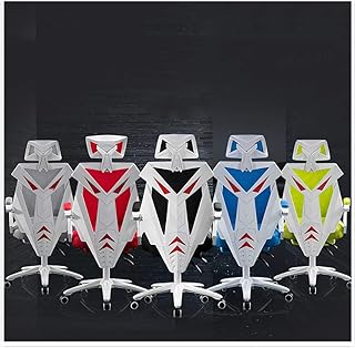 Sillas Gaming/Multi-Función De Elevación Silla del Jefe De Oficina/Mentira Silla De La Computadora con La Rotación De La Cintura Almohada Reposapiés Cadeira Gamer,Azul