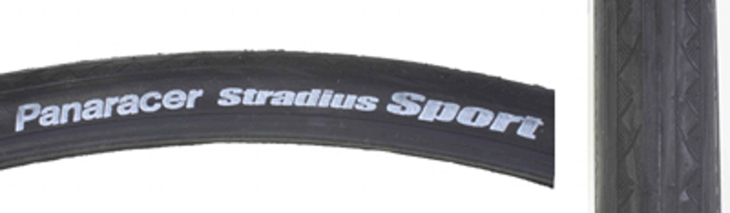 Panaracer Stradius Sport Bicycle Tyre (Wire Bead, 700x23, Black)