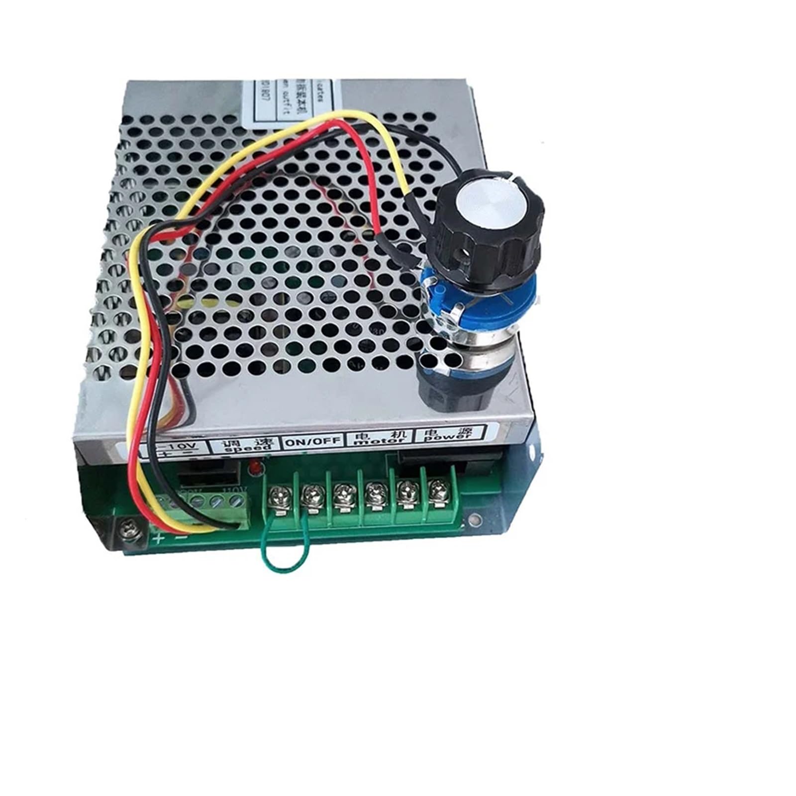Chłodzony powietrzem 0,8 kW 20000 obr./min Zestaw silnika wrzeciona CNC ER16/uchwyt 800 W Silnik + regulator prędkości zasilania do grawerowania,Napęd elektryczny(Power Supply)