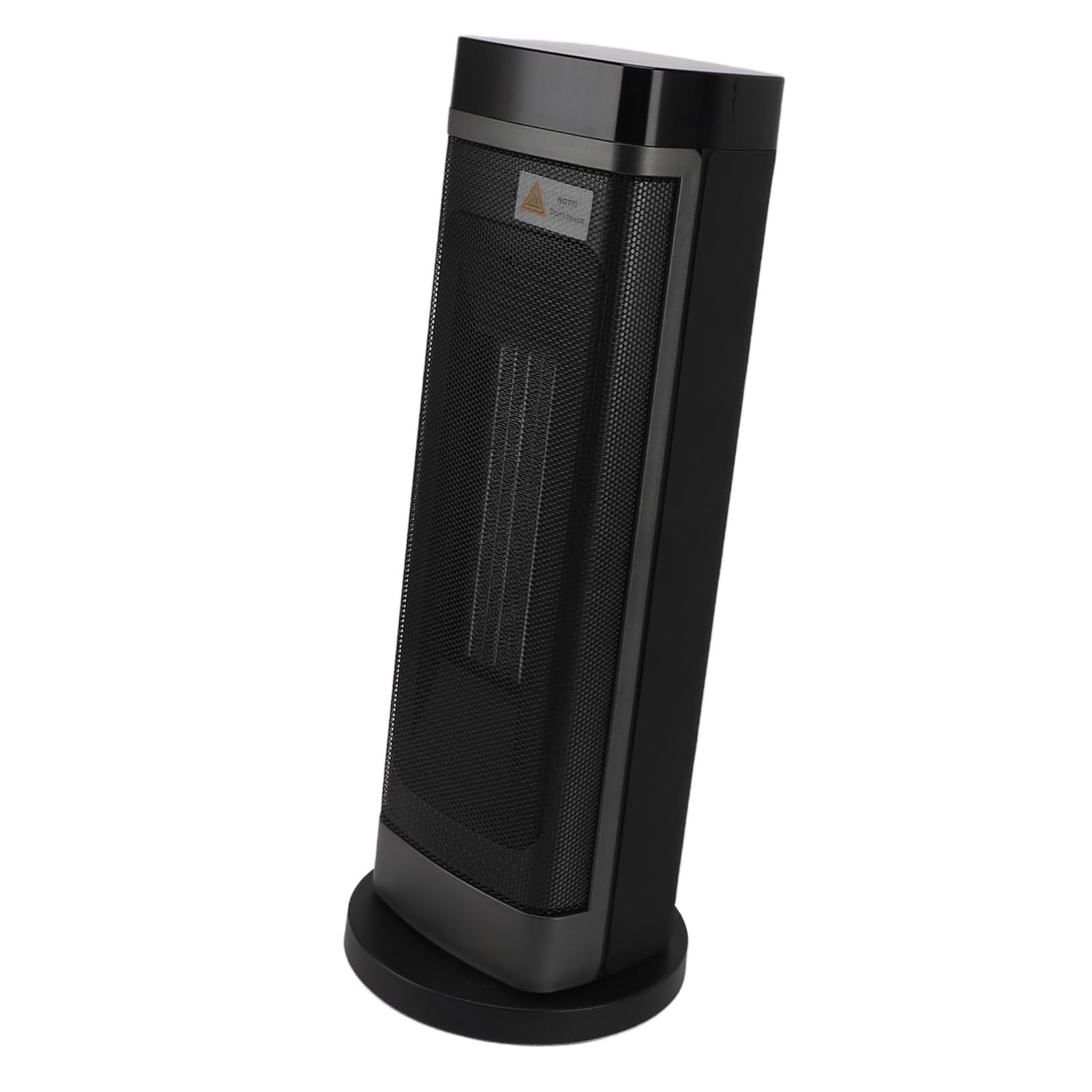 Fdit Calefactor Eléctrico Cerámico 1500W, Torre Oscilante 70° con Control Remoto, Termostato y Temporizador 1-9H, Apagado Automático, para Uso en Interiores Hogar Oficina (Enchufe europeo 220V)