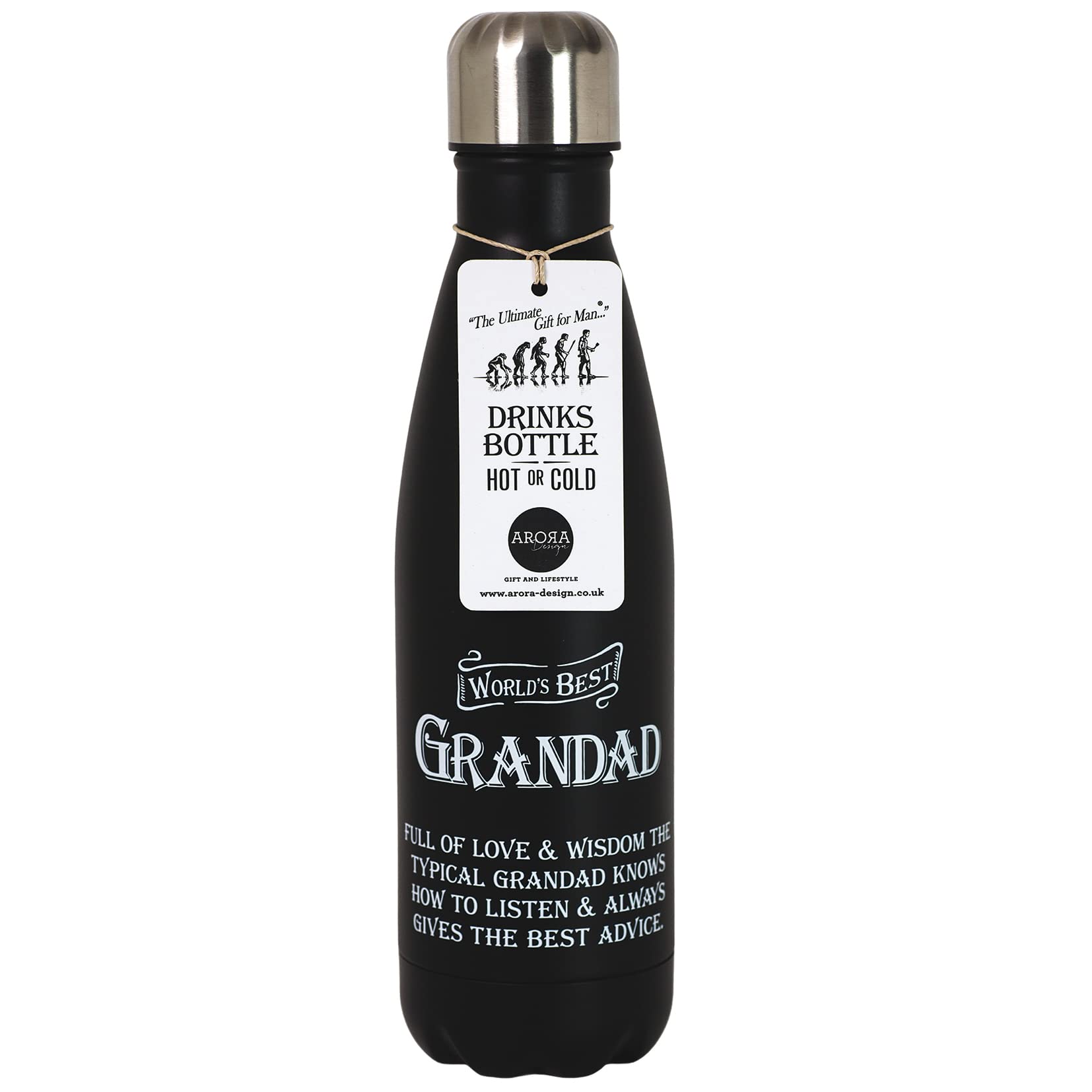 Drinks Water Bottle - Grandad Grandad Design