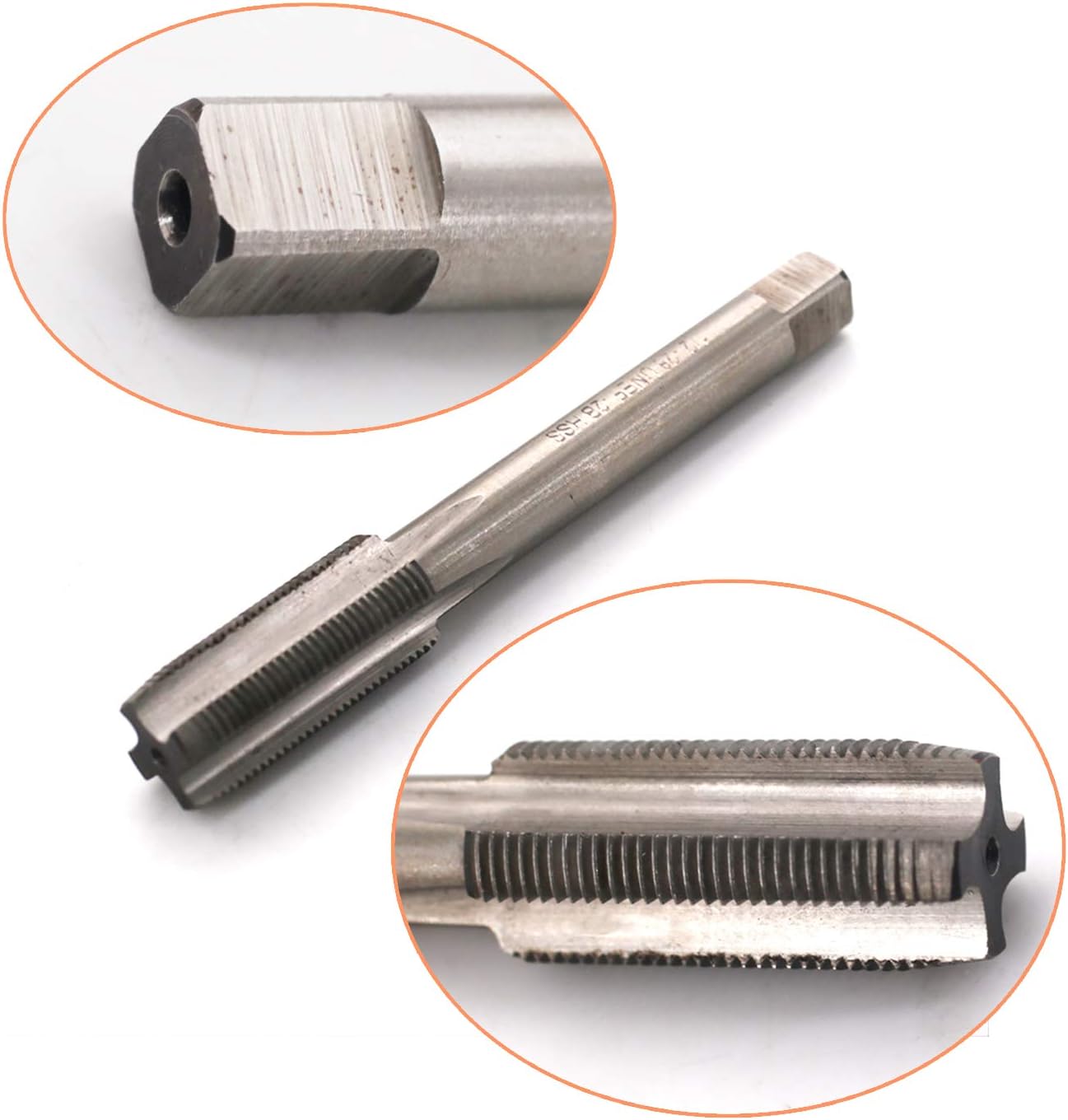DEVMO 1/2"-28 (1/2" x 28) Machine Tap and Die Set HSS Right Hand 22LR 223 5.56 9mm