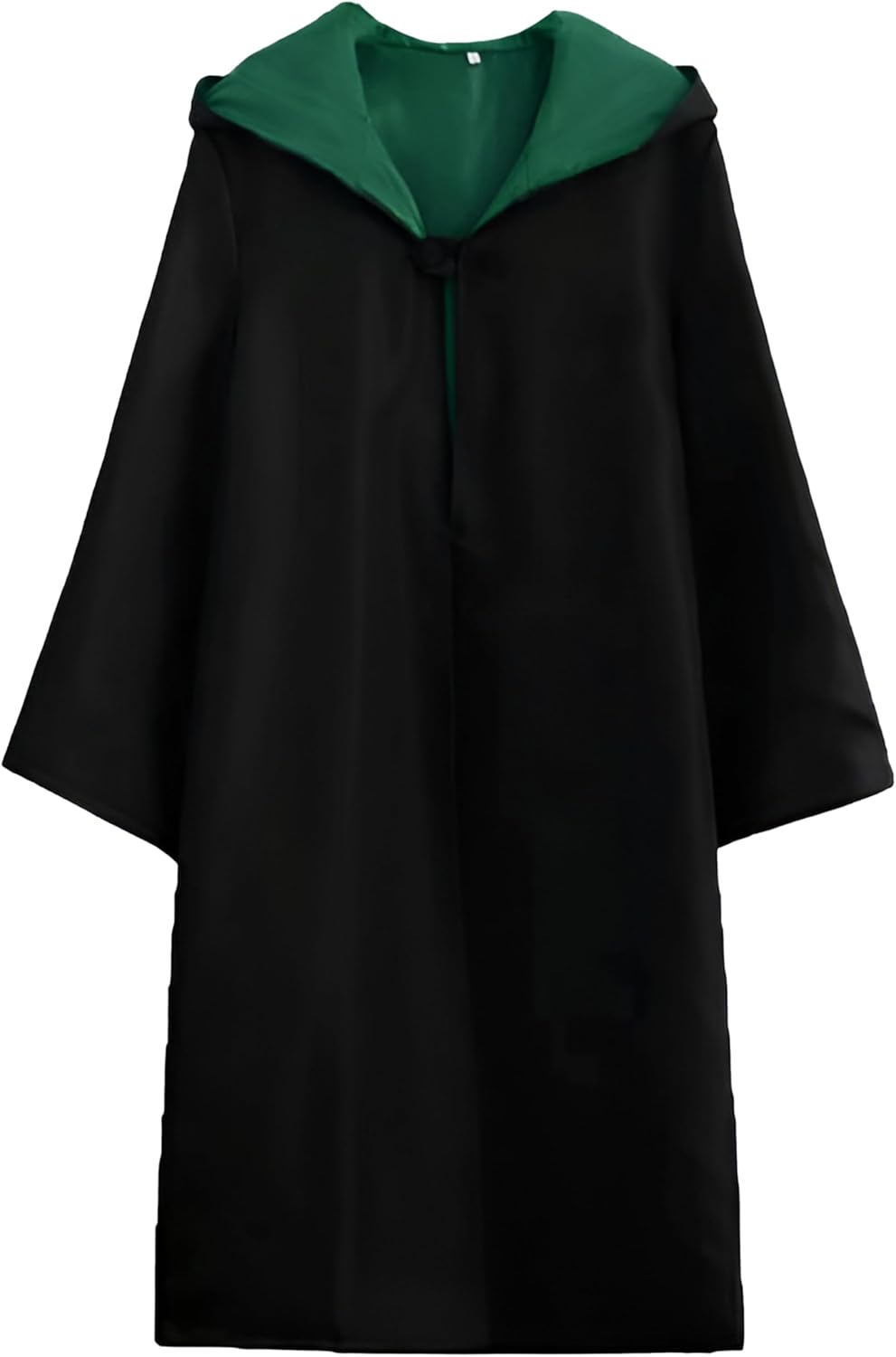 wizard costume cosplay set, wizard cloak robe for adults teens, wizarding halloween costume accessories for party4 green* large