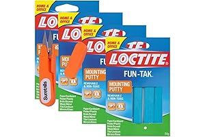 11cm Thread Cutter & Embroidery Scissor + 4-Pack Fun-Tak Mounting Putty (1270884)