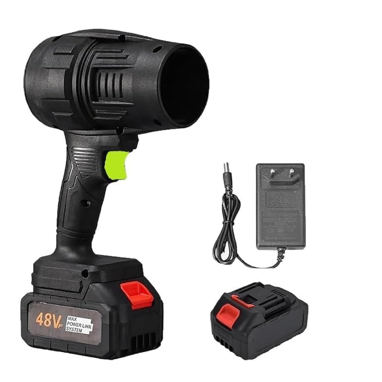 Gatih Jet Air Blower 180000 RPM, 120 MPH, Lightweight Portable TurboDry Cordless Car Dryer, Hair Dryer with Adjustable Speeds, Rechargeable Battery, Safety Switch for Fast Drying & Styling