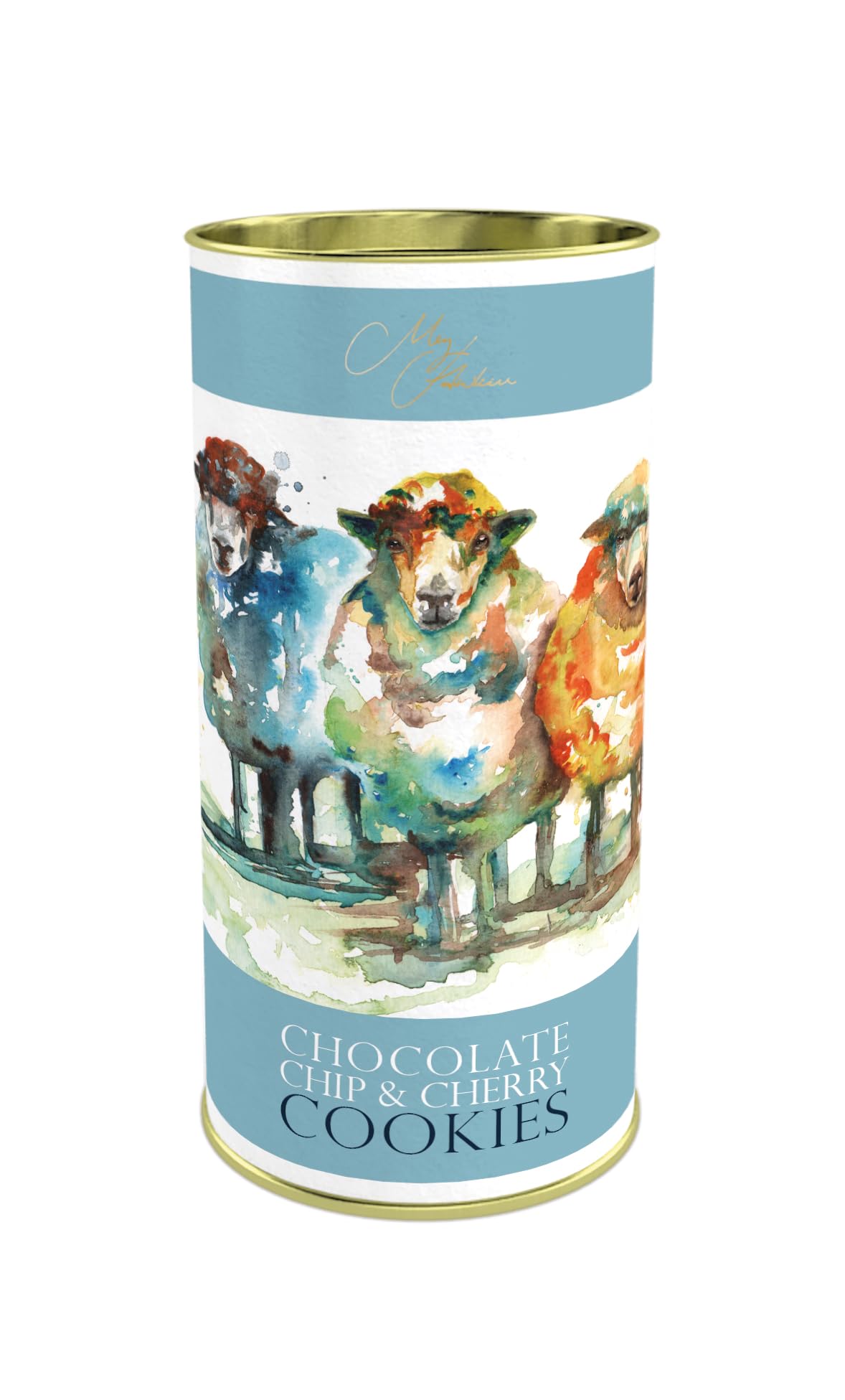 Meg Hawkins - The Sheep, Chocolate Chip & Cherry Cookies, Luscious & Fruity, 160 g Drum