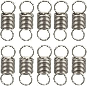 10 Stück 304 Edelstahl Druckfedern 0,3x6x15mm - Spiralfedern Für Industrie & Heimwerker