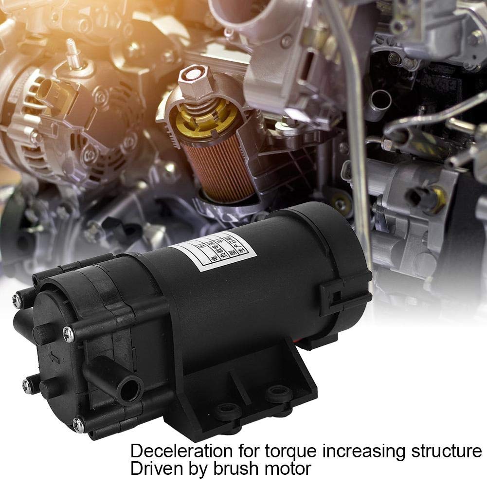 Wasserpumpe, 24V ZC-530 Wasserpumpe mit großem Durchfluss Ultra-leise selbstansaugende Zahnradpumpe Dieselmotor Ölpumpe