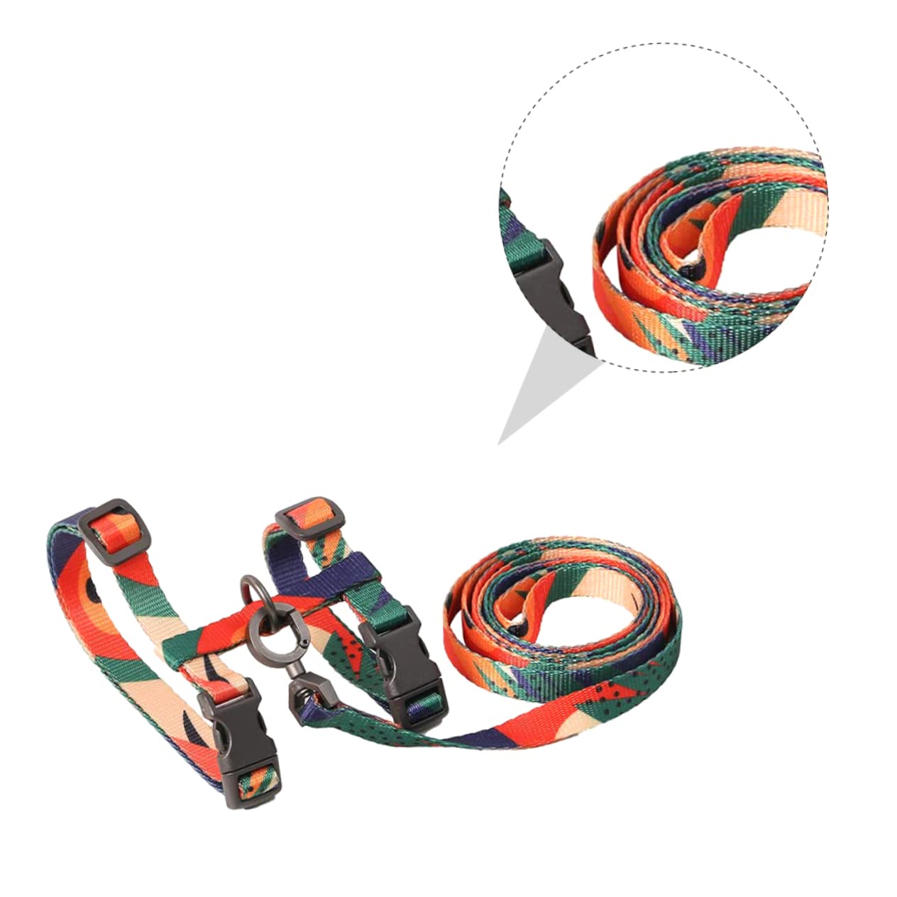 SUPVOX 3piezas Arnés De Cat Pulling Strap para Gato Correa De Paseo y Resistente Material Pom Diseño Antideslizante para Mascotas Pequeñas y Cómodo