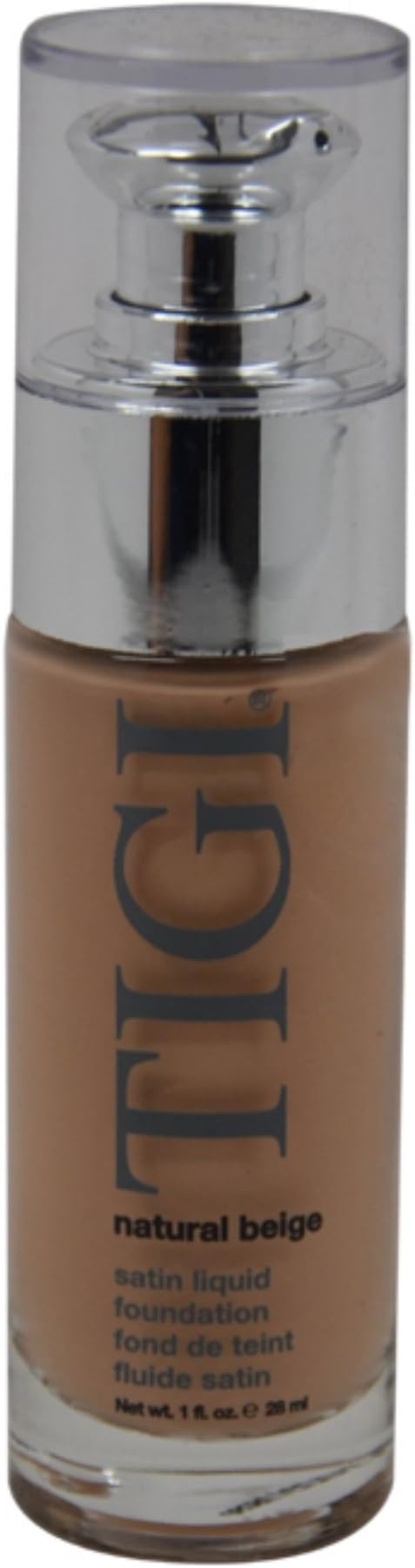 TIGI Satin Liquid Foundation, Natural Beige, 1 Ounce
