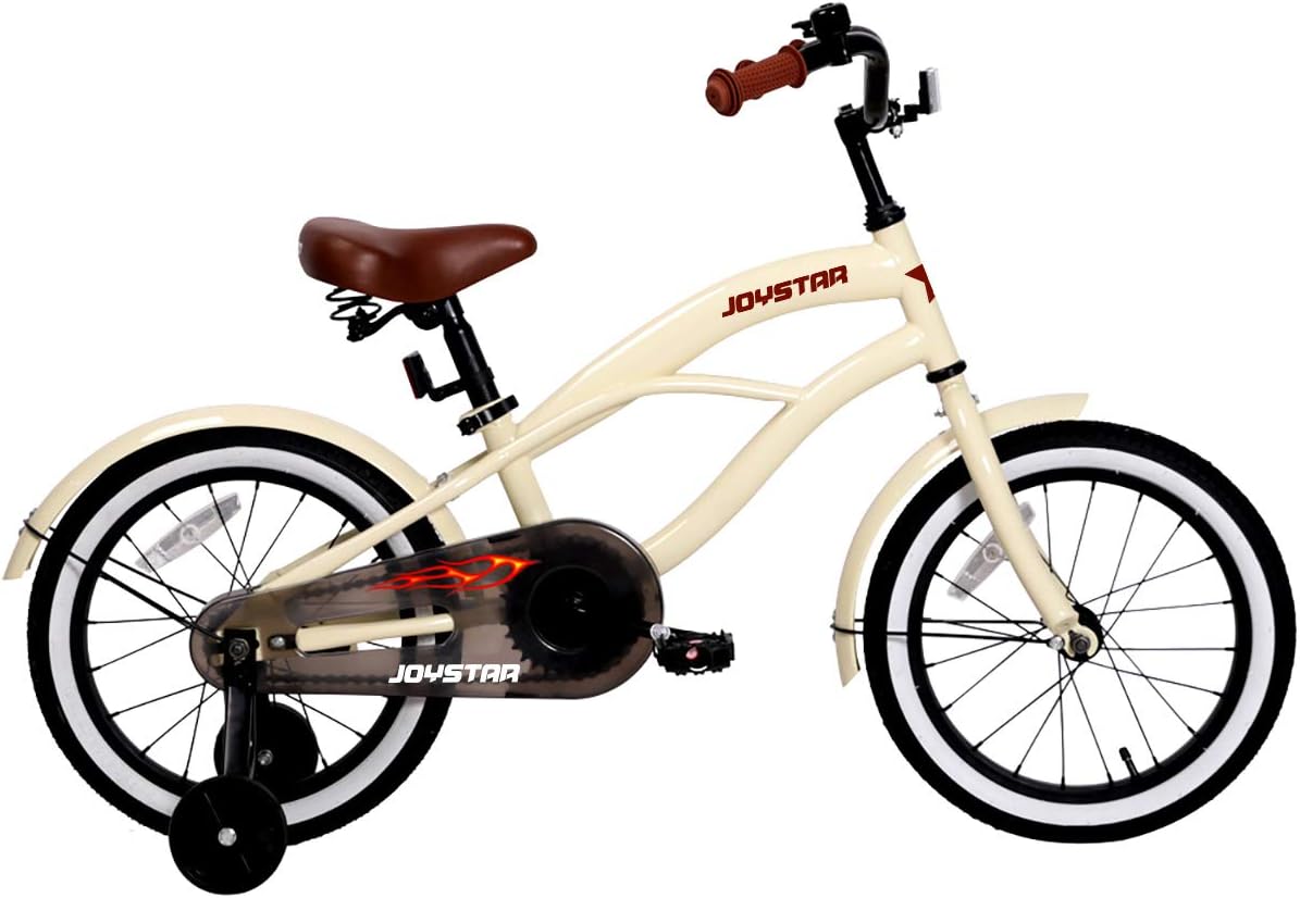 JOYSTAR 12" 14" 16" Kids Cruiser Bike with Training Wheels for Ages 2-7 Years Old Girls & Boys, Toddler Kids Children Bicycles : Sports & Outdoors