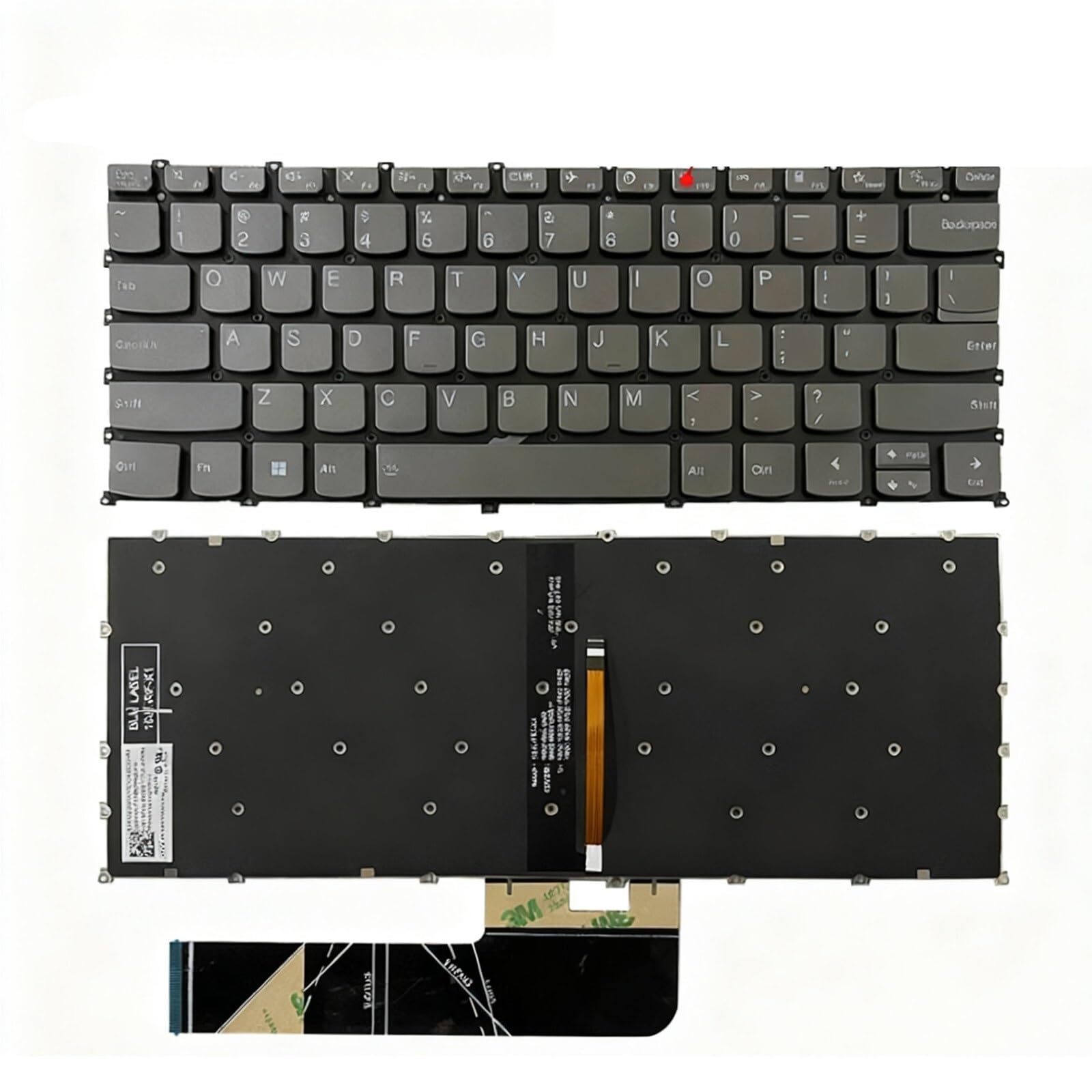 Clavier Lenovo Flex 5-14ALC05 finitions soignées rétroéclairage US - 6