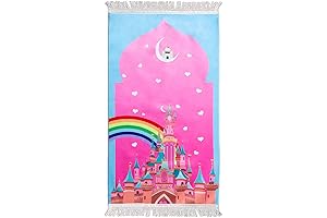 Kids Prayer Rug - Perfect Present for Ramadan