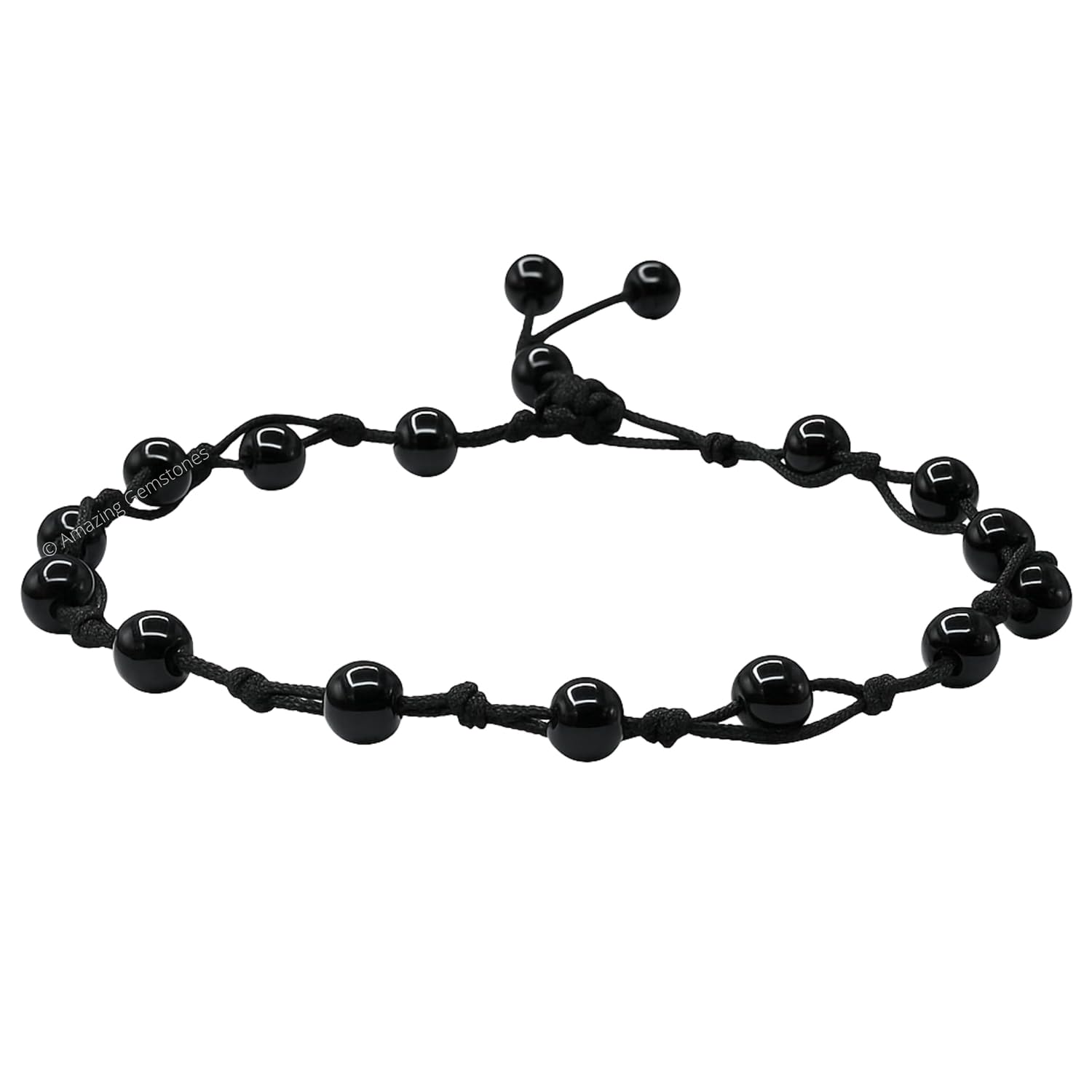 Amazing Gemstone Crystal Anklet Ankle Bracelets for Women - Waterproof Beaded Healing Crystal Anklets, Plus Size Chakra Gemstone Bead Anklet