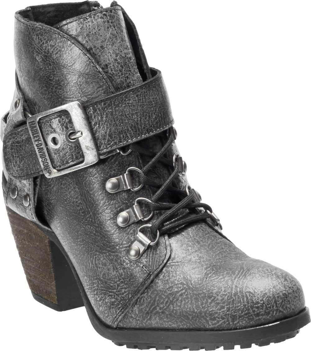 Harley-Davidson Women's Ashland Classically Styled Grey Casual Booties D84491