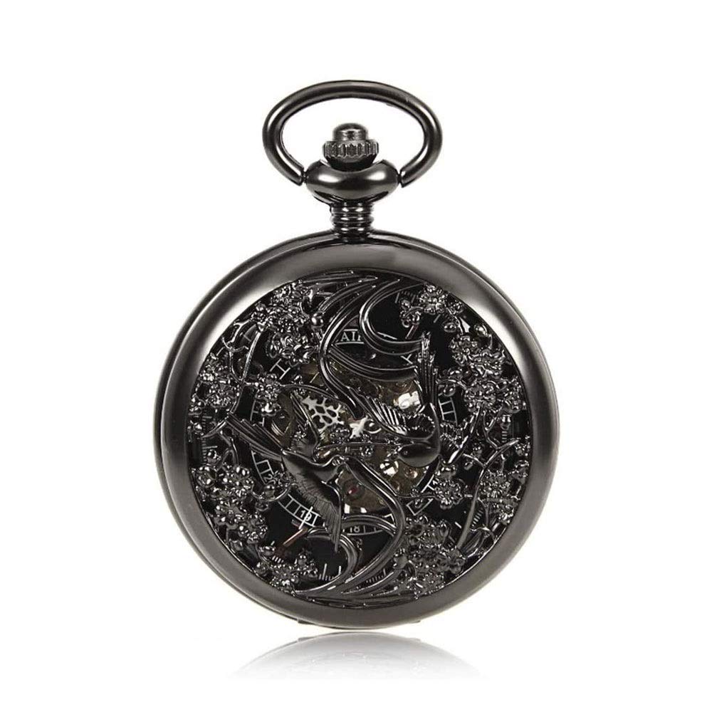 Reloj de Bolsillo Antiguo Retro con Cadena, Reloj de Bolsillo Reloj de Bolsillo mecánico de la Vendimia, un Regalo de Regalo Agradable para el día de Aniversario de cumpleaños Padre de Navidad