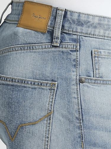 Image of Pepe Jeans Men's Regular Fit Mid Rise Jeans