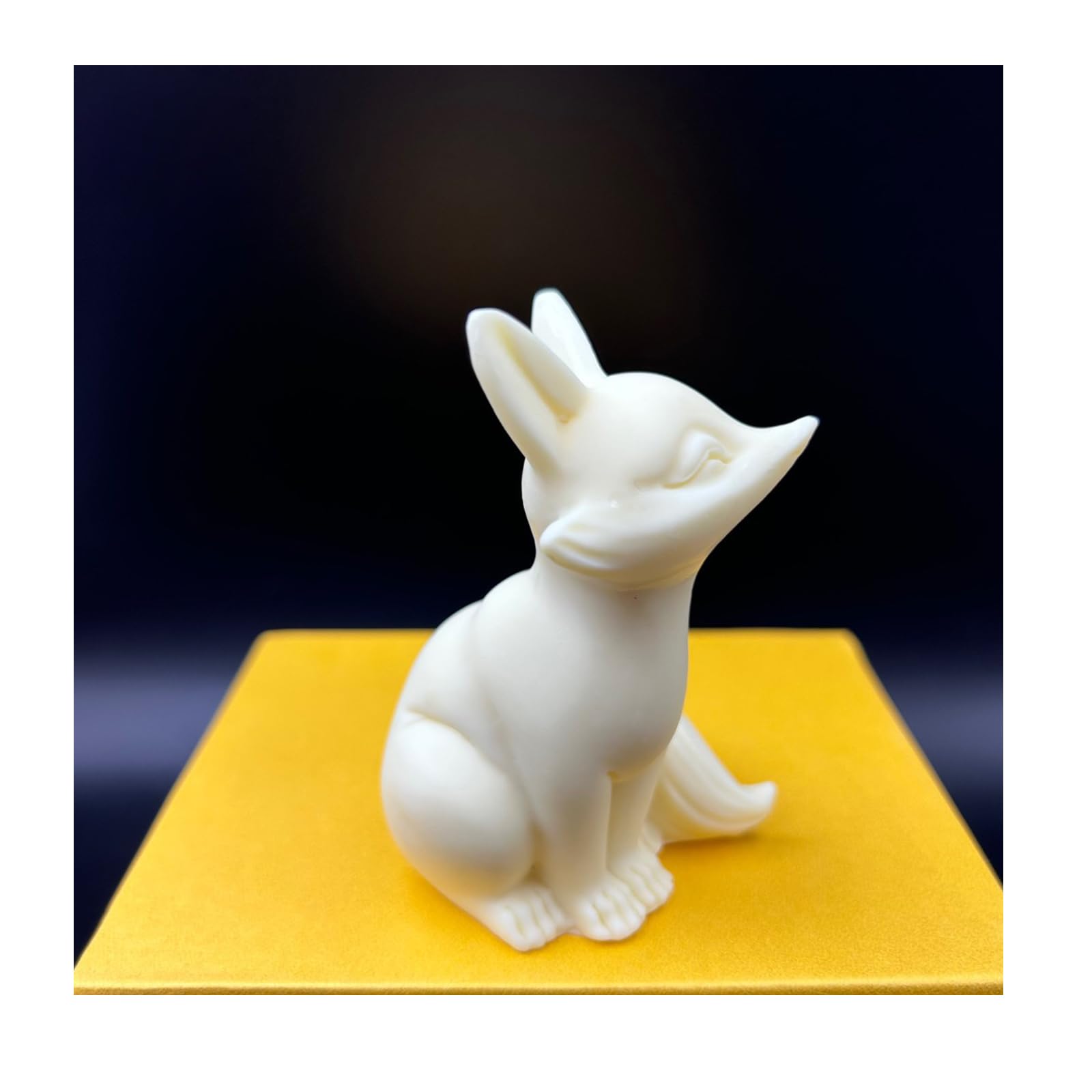 Amazon.co.jp: OBOROZUKI 狐の置物 インテリア 置物 オブジェ 開運