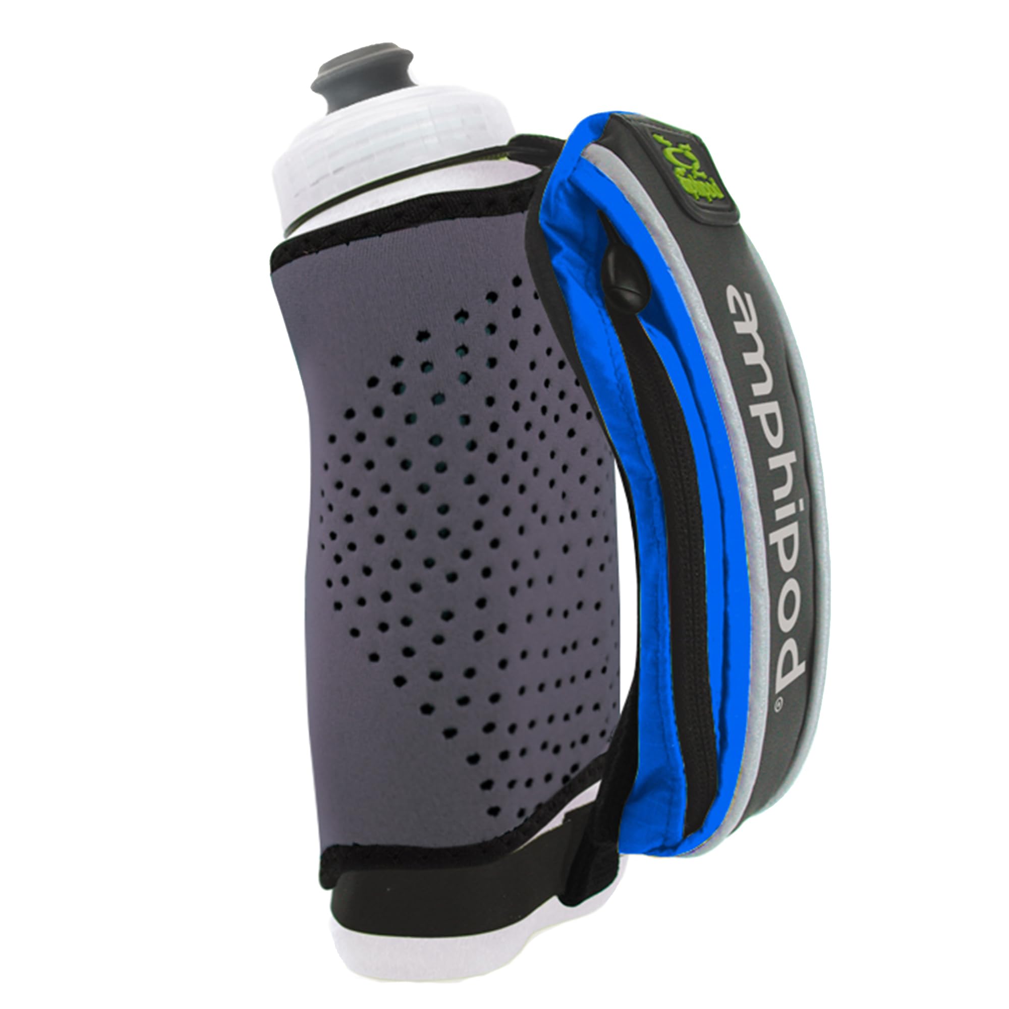 Hydraform Jett-Lite Thermal Handheld, Ergonomic Hydration & Storage for Runners, Hikers & Athletes - Swift Blue - 12 oz.