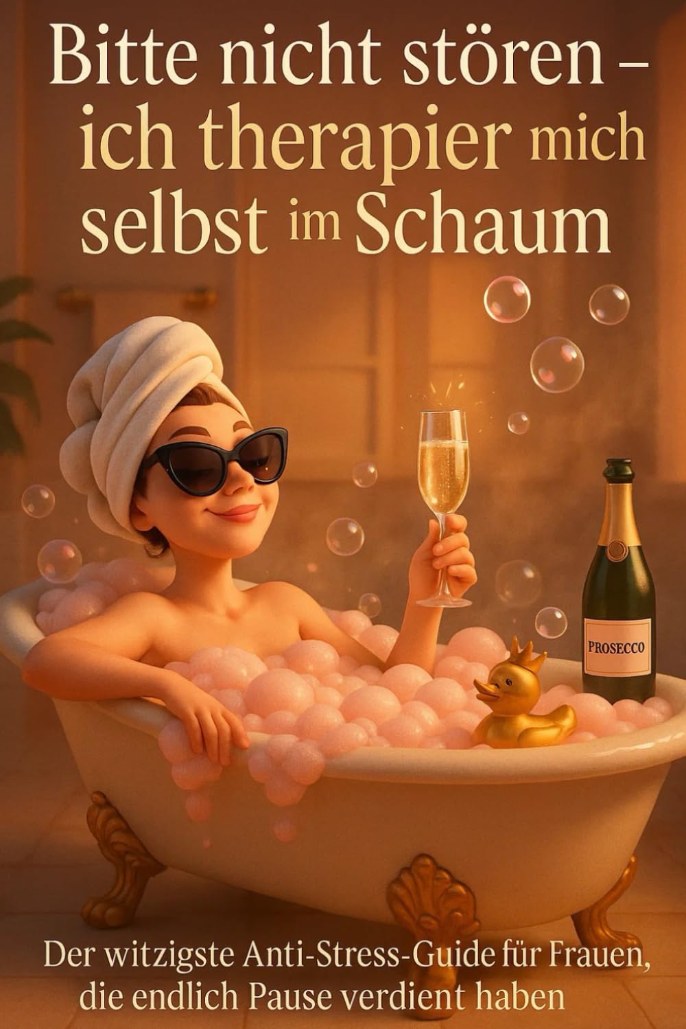 Bitte nicht stören - ich therapier mich selbst im Schaum: Der witzigste Anti-Stress-Guide für Frauen, die endlich Pause verdient haben