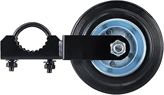 Skelang Gate Support Wheel 6 Inches, Gate Helper Wheel, Gate Wheel for Metal Swing Gate, Chain Link Fence with 1-5/8 Inches Thru 2 Inches Gate Frame