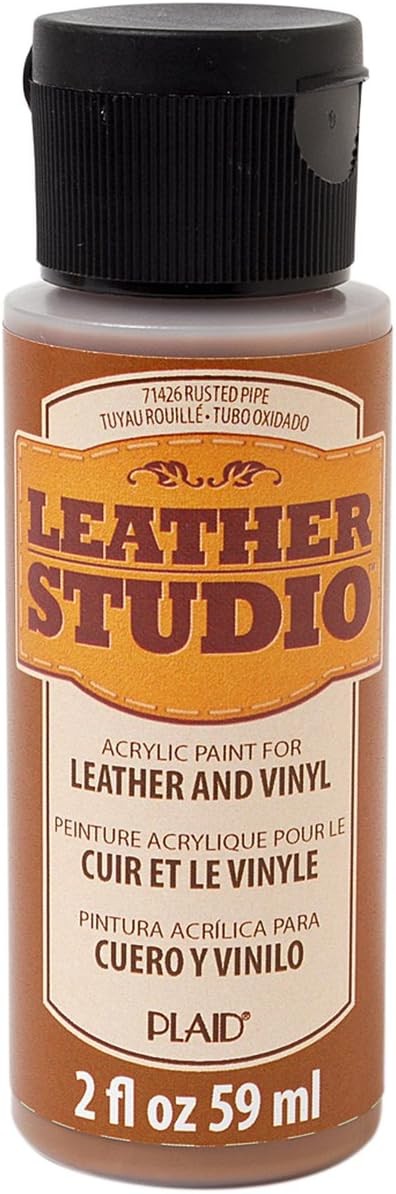Leather Studio Leather Paint, Rusted Pipe, 2oz