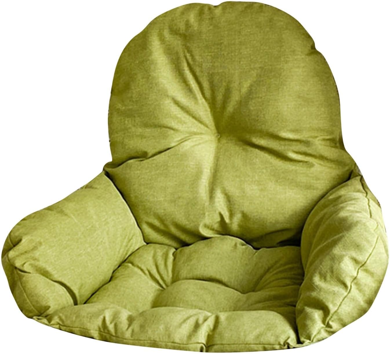 Swing Egg Hammock Chair Cushion Replacement for Bookstore, Library with Invisible Zipper Multifunctional Washable Removable, Green