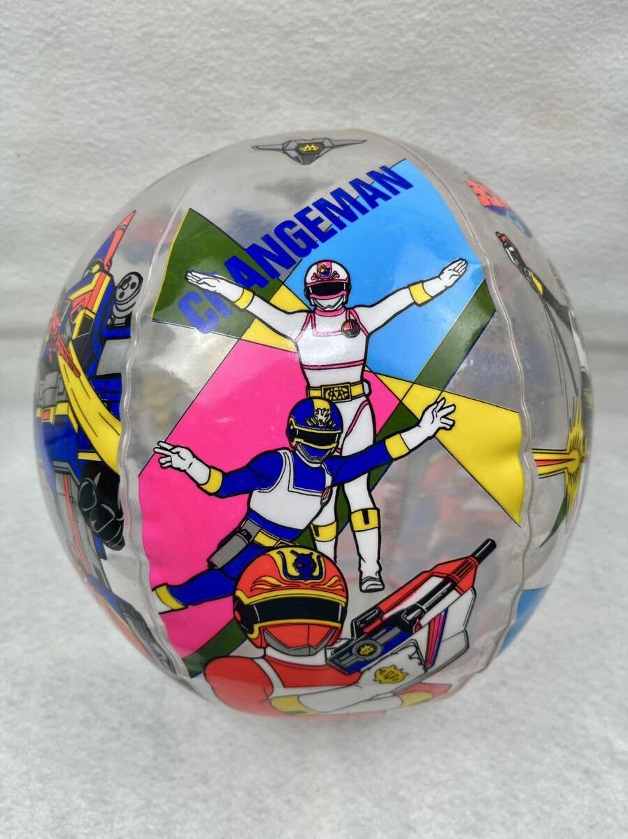 バンダイ 超新星 フラッシュマン 日本製 ビーチボール昭和 55cm