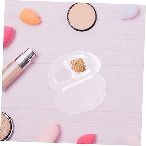 PartyKindom Acrylic Foundation Mixing Palette Set 2 Portable Folding Makeup Trays Spatula Waterproof Cosmetic Tool for Professional Beauty Artists