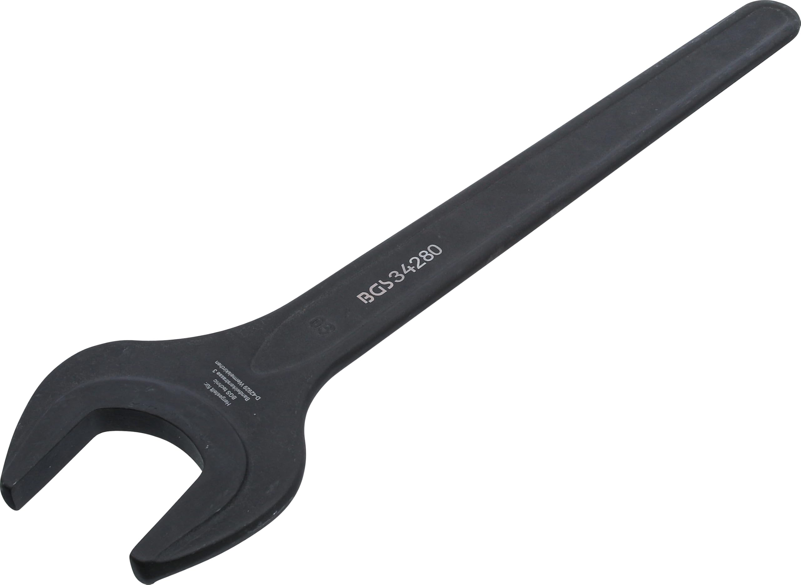 Clé à fourche en acier forgé DIN 894 BGS 34280 de taille 80 mm