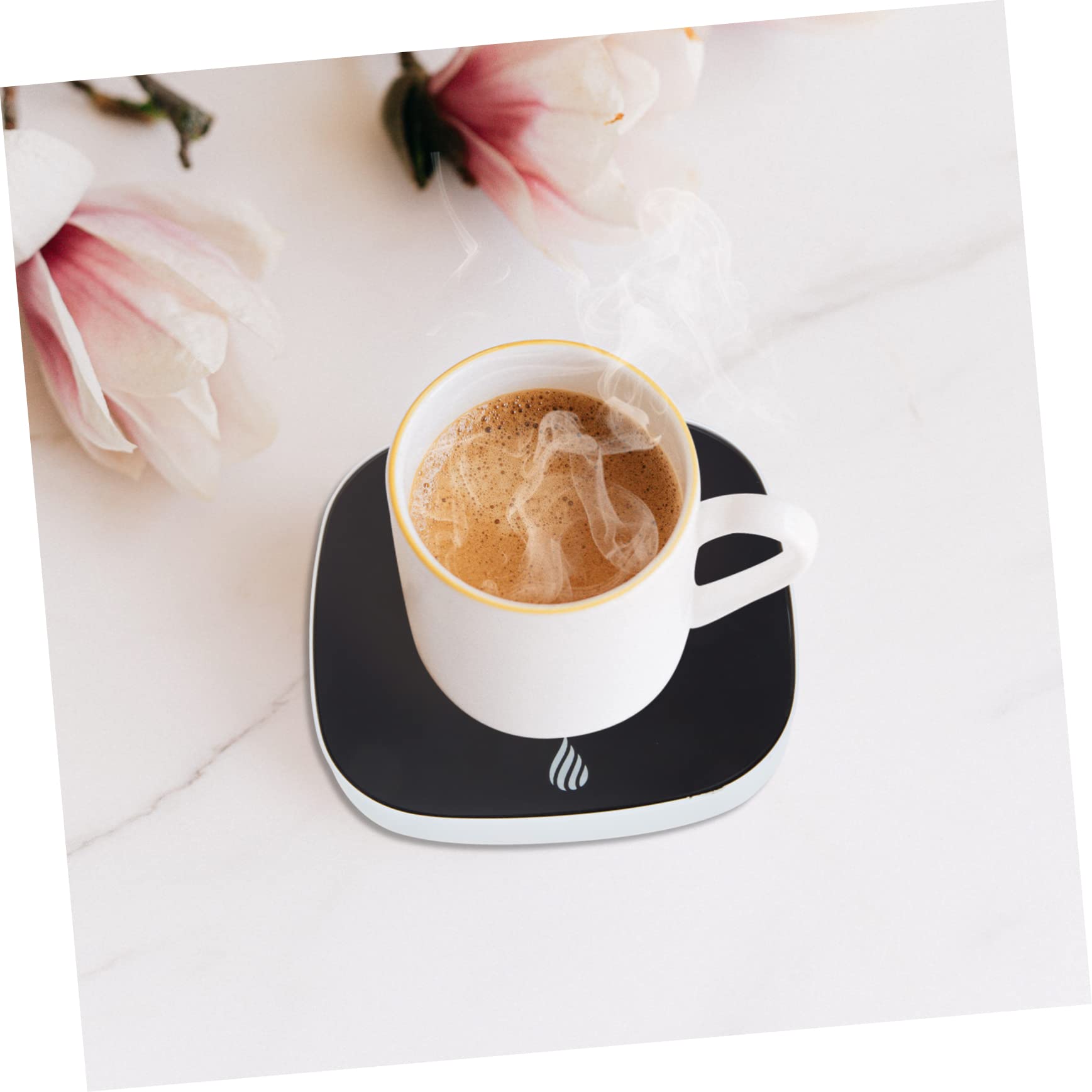 PRETYZOOM USB Heating Pad for Tea and Beverages Automatic Temperature Control Compact Design for Desk Use for Home Office