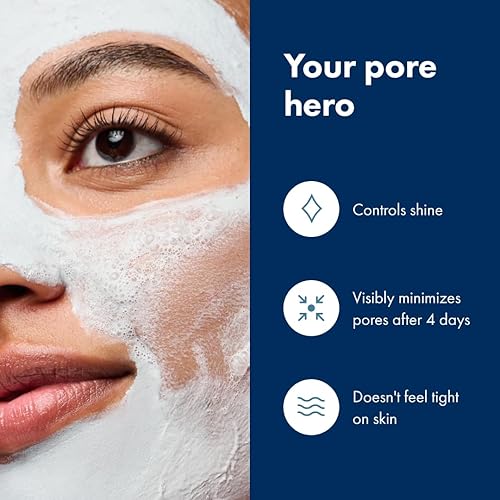 Miniatura 5 de Hero Cosmetics Máscara de arcilla limpiadora de pureza de poros - Absorbe el exceso de aceite y minimiza visiblemente los poros en 4 días (2.35 fl