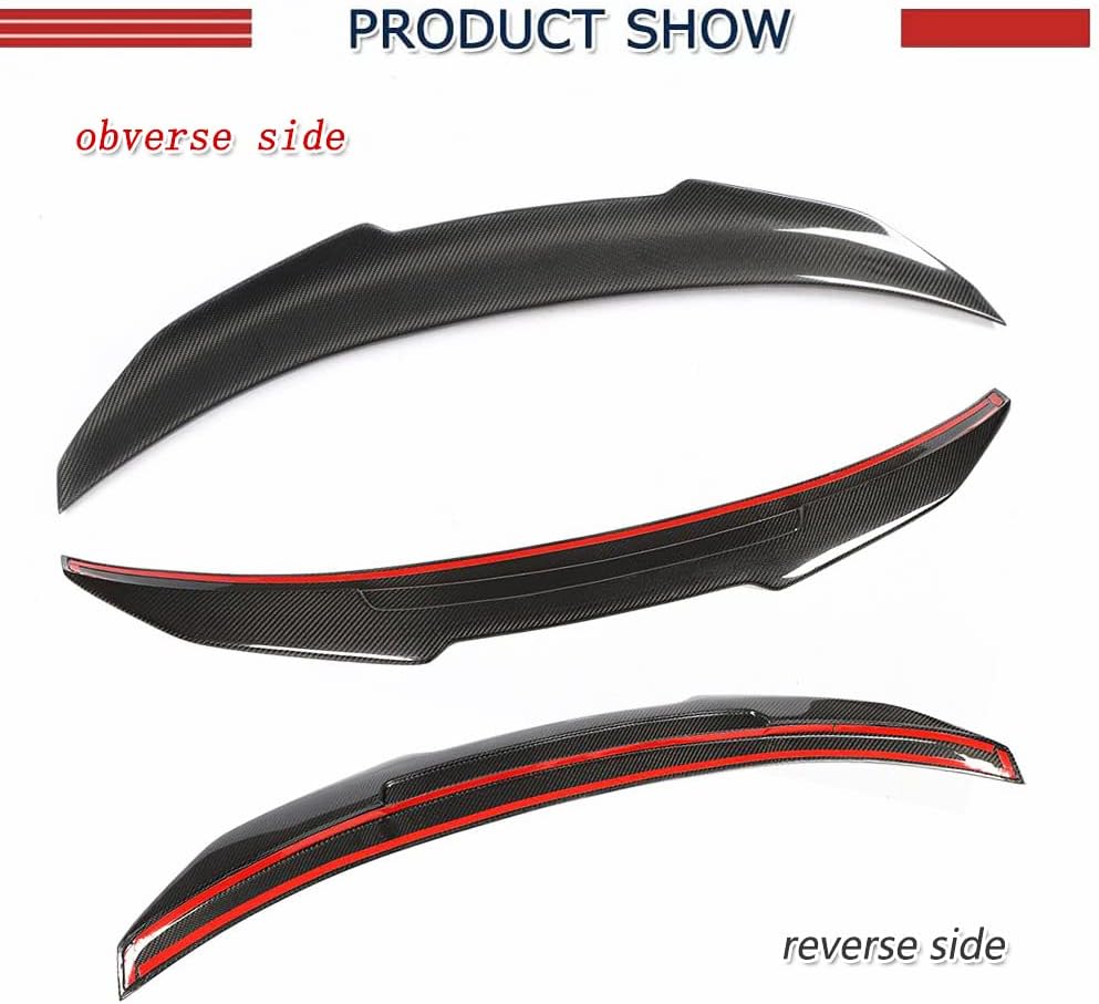 Carbon Fiber Rear Trunk Spoiler for BMW 4 Series F82 M4 2-Door 2014-2018 Custom Parts Rear Trunk Lip Spoiler Rear Wing Spoiler Lip Body Kits Factory Outlet