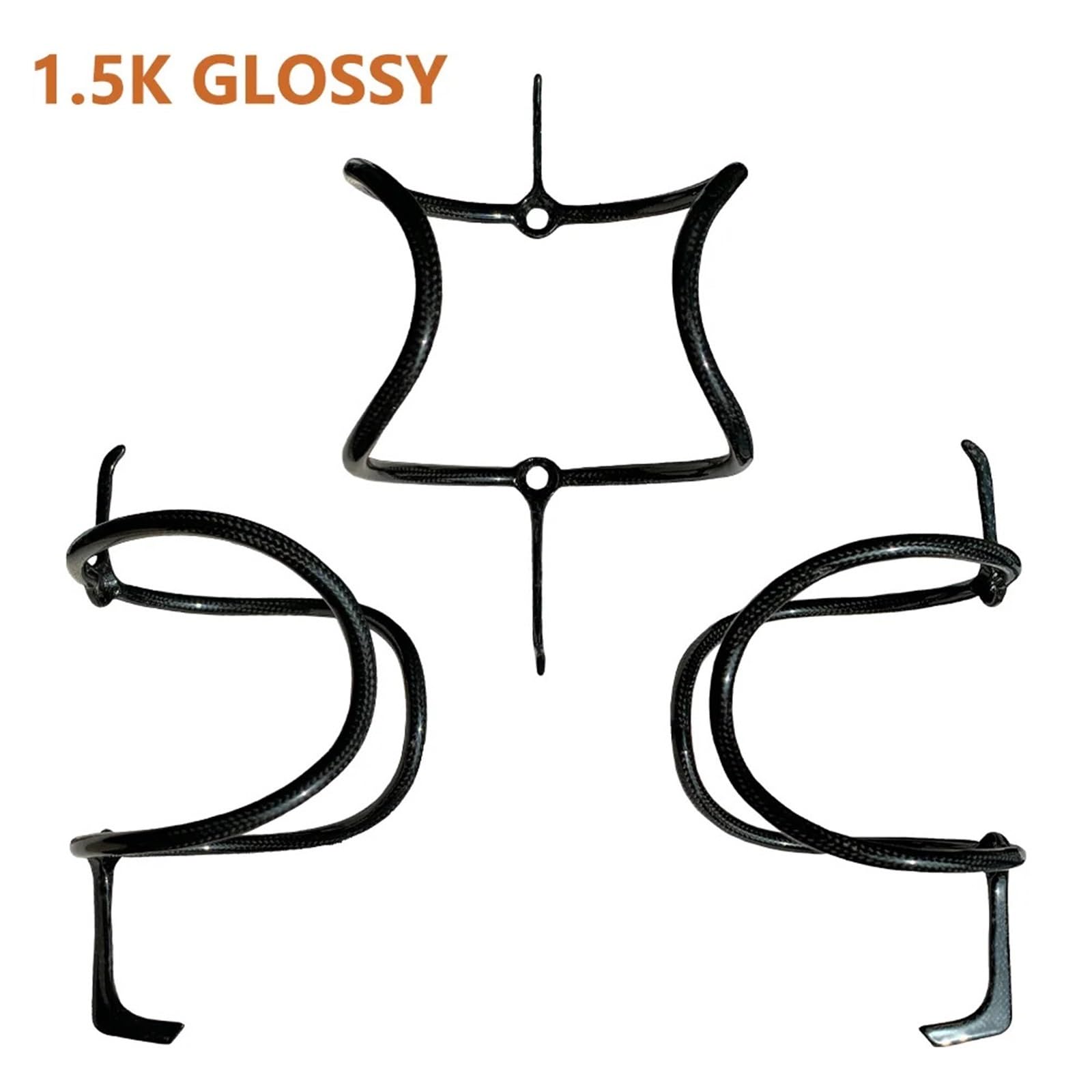 Portaborraccia bici effetto carbonio Gabbia for bicicletta ultraleggera con portabottiglie in carbonio for accessori for ciclismo su strada e mountain bike(1.5K Matte)