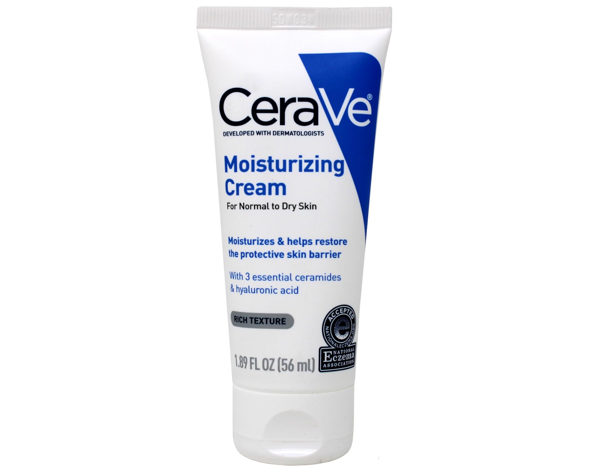 CeraVe Moisturizing Cream | 1.89 Ounce | Travel Size Face and Body Moisturizer for Dry Skin ,1.89 Ounce (Pack of 3)