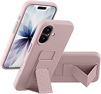 Vista 40 de Funda de silicona con soporte de LAUDTEC compatible con iPhone 7/8/SE, soporte de metal con soporte de pie vertical y horizontal, cubierta flexible