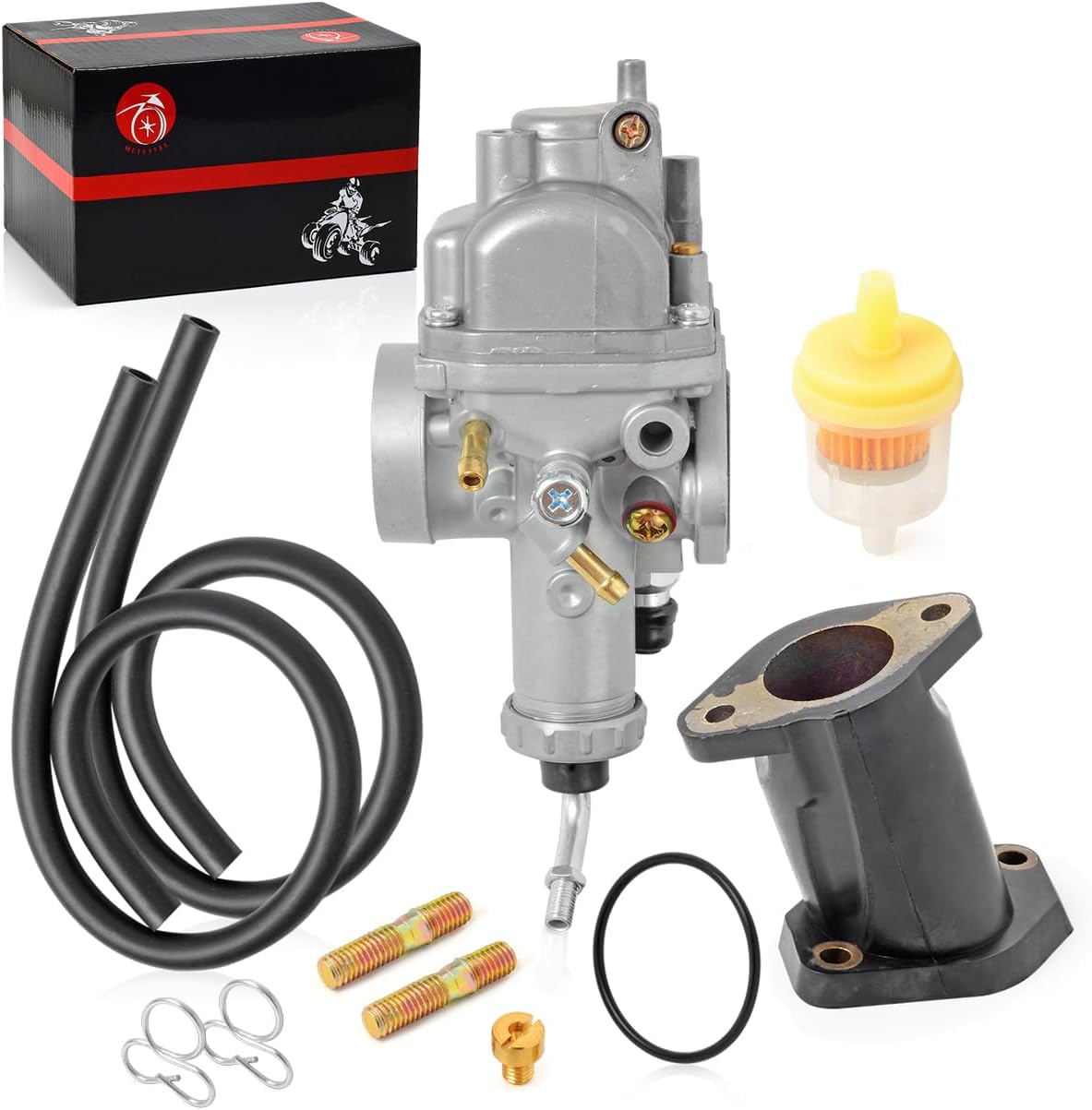 Carburetor Carb & Intake Manifold Boot For Yamaha Timberwolf 250 YFB250 1992-2000 29U-13586-01-00