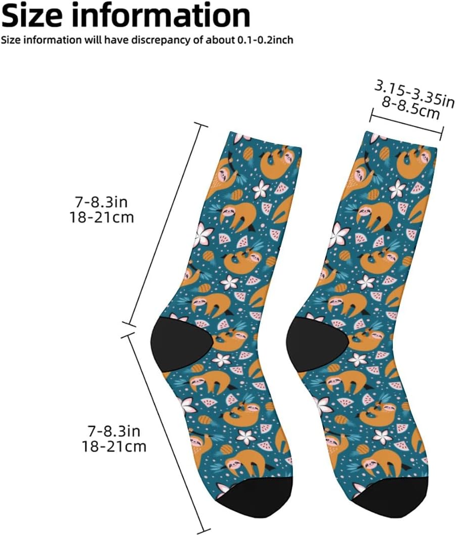 Novelty Funny Crew Socks Casual Athletic Socks for Men Women Crazy Short Socks Gift - Image 6