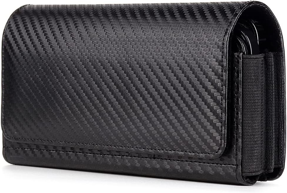 Dual Phone Holster Pouch Case Double Cell Phone Belt Holder for Samsung Galaxy S23 Ultra S22 Ultra S21 Fe S20 Plus Note 20 Ultra A03s A13 A53 A54 iPhone 13 Pro Max 14 Plus TCL 30 SE Moto G 5G Pixel 6