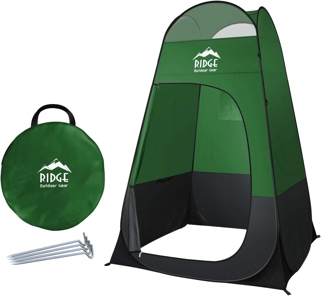 6.5ft Pop Up Changing Shower Privacy Tent – Portable Utility Shelter Room with rainfly Ground Sheet for Camping Shower Toilet Bathroom Trade Shows Beach Spray tan popup