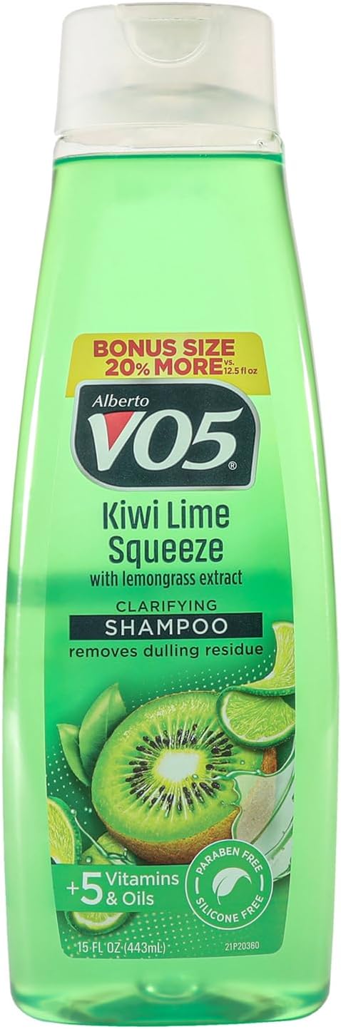 V05 Herbal Shampoo, Kiwi & Lime Squeeze, 15 oz