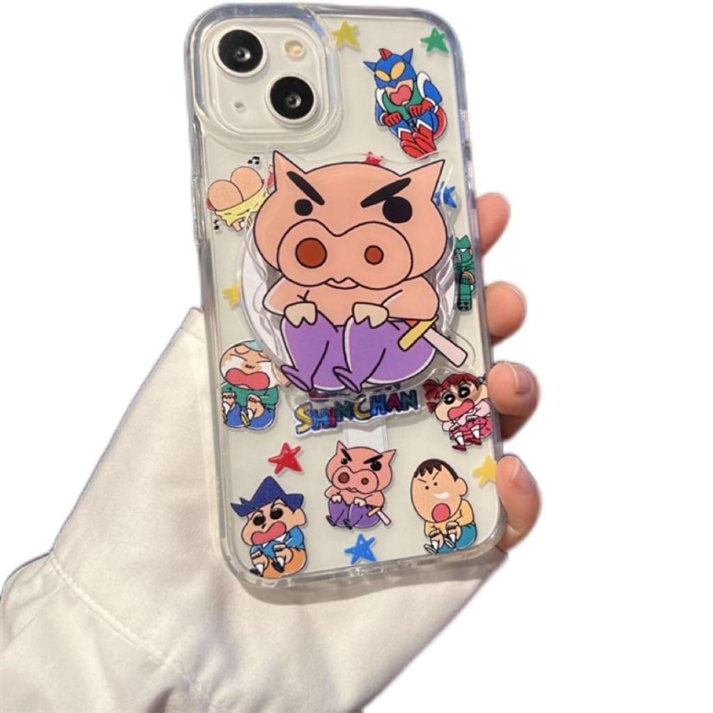 Amazon.co.jp: Jetyon iPhone 12 用 ケース Magsafe 対応 クレヨン
