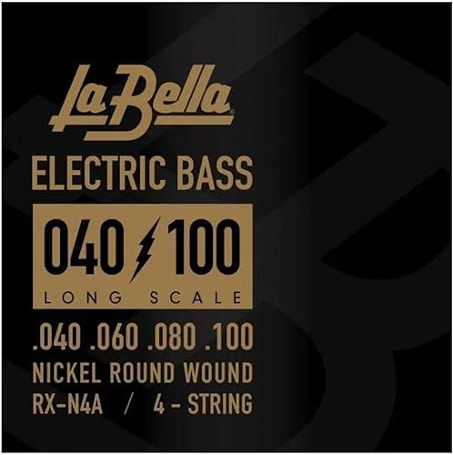 Miniatura 6 de La Bella RX-N4D - Cuerdas eléctricas de bajo eléctrico de níquel de larga escala (2 unidades)