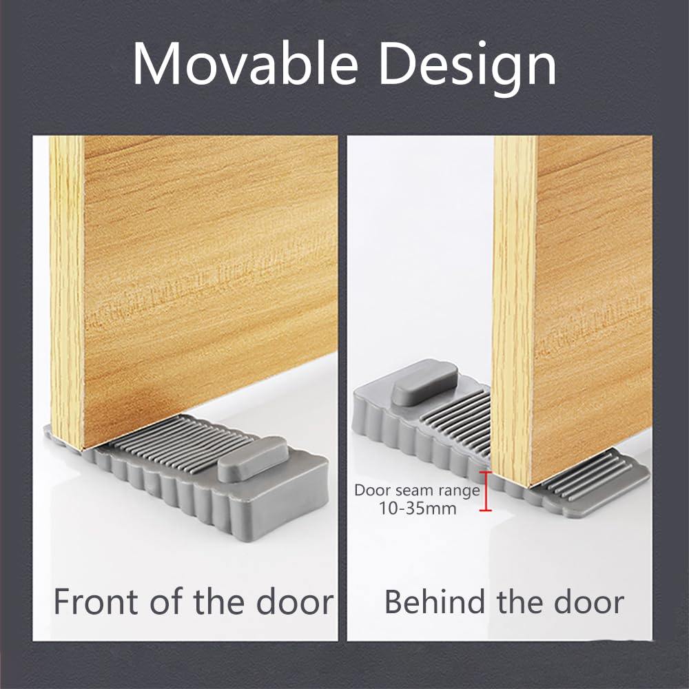 Stackable Door Wedges - Prevent Door Movement -3