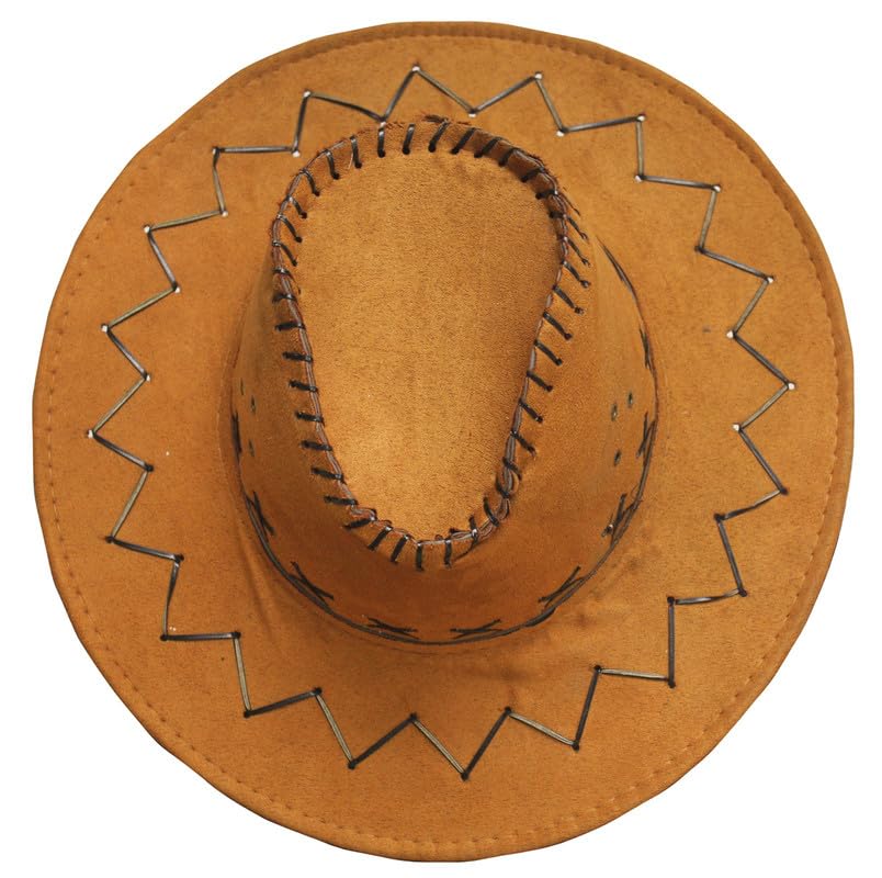 Petitebella Children Western Cowboy Hats (Coffee, One Size)