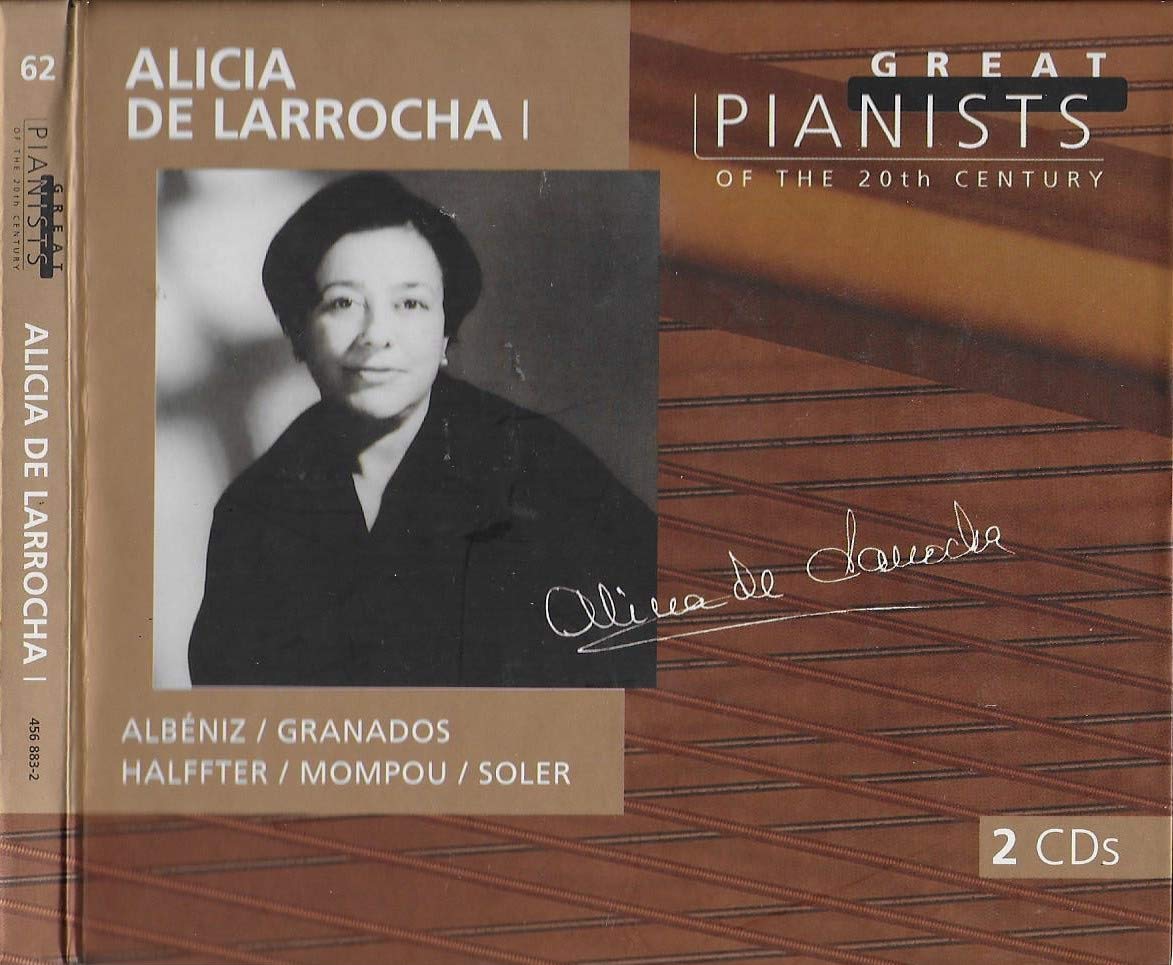 Great Pianists 62 [Audio CD] De Larrocha, Alicia; Albeniz; Granados and Halffter